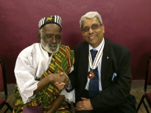 Dr Bhargawa Vasudaven DL with Mr James Barnor.©Dr Bhargawa Vasudaven DL