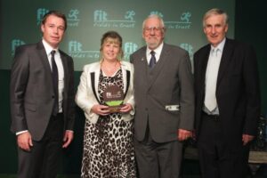 Left to Right: Graeme Le Saux (FIT Trustee), Lynn Brisley (Dover District Council), Cllr. Clive Goble (Chair, Capel-le-Ferne Parish Council) and Tim Phillips (FIT Chairman).