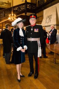 The new High Sheriff of Kent pictured with the Lord-Lieutenant of Kent, The Viscount De L'Isle MBE.